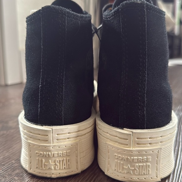 Converse Chuck Taylor All Star Modern Lift Platform Mono Suede Black - Picture 9 of 15